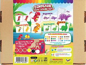 Dinosaur Clay Stand Kit - T-Rex / Parasaurolophus / Stegosaurus / Brontosaurus
