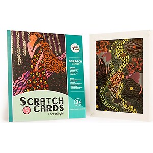 Joan Miro Scratch Cards Set - Forest Night