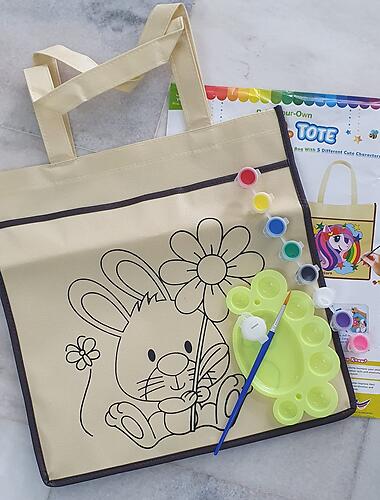 DIY Animal Tote Bag Painting