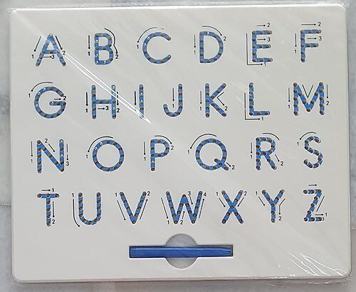 (ABC Uppercase) Magnetic Pad Alphabets Pre Writing Learning
