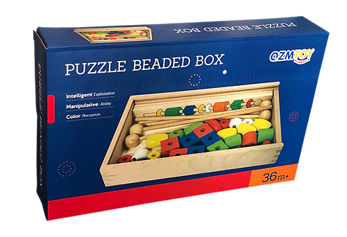 Puzzle Beaded Box