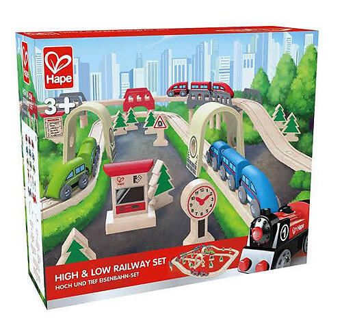 Hape High & Low Railway Set